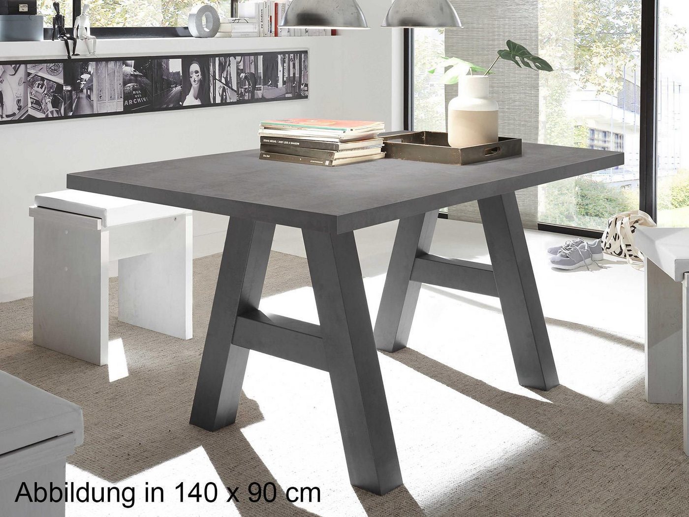 Mäusbacher Esstisch 180 x 75 x 90 cm (B/H/T) von Mäusbacher