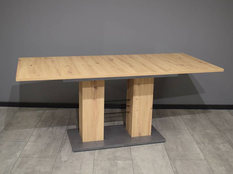 Mäusbacher Esstisch Teo ca. 140x76x80cm in Asteiche/Graphit von Mäusbacher
