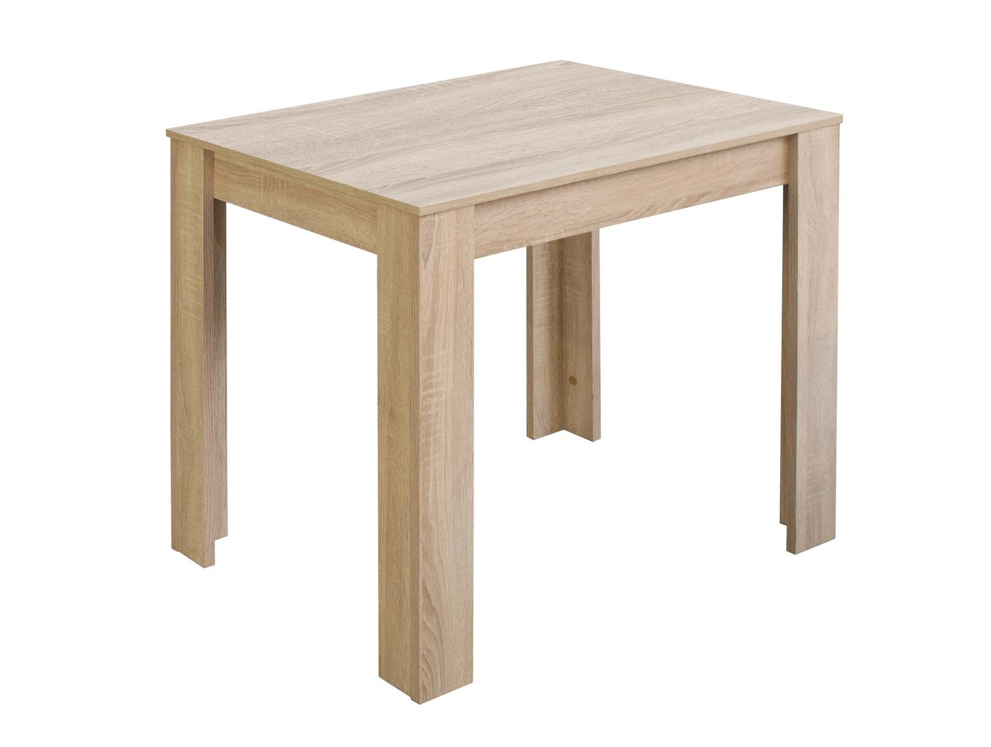 Mäusbacher Esstisch in eiche sägerau - 80x75x60cm (BxHxT) von Mäusbacher