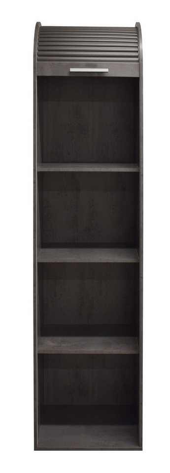 Mäusbacher Jalousieschrank in graphit / graphit mit 2 Einlegeböden (BxHxT: 46x192x44 cm) von Mäusbacher