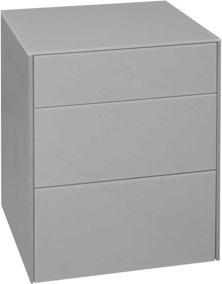 Mäusbacher Kommode Imola TOPSELLER! (OTTOs Choice), Mäusbacher Kommode, mit Glasfront und Glasoberplatte, 2 Schubladen von Mäusbacher