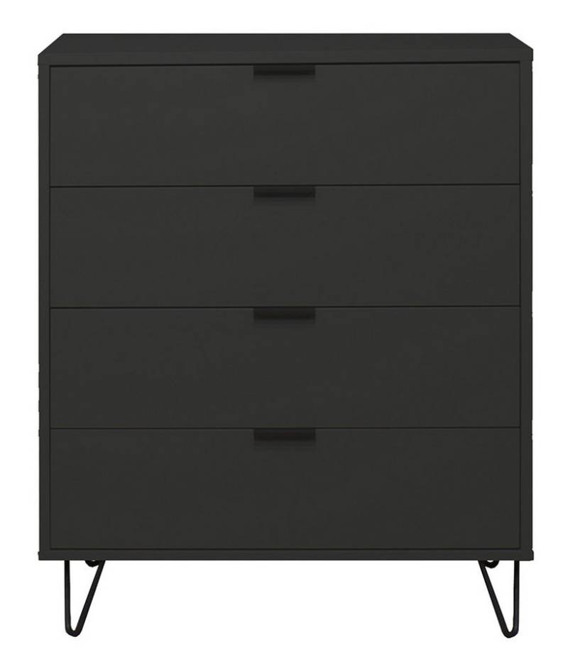 Mäusbacher Kommode in anthrazit matt lack - 81x100x45cm (BxHxT) von Mäusbacher