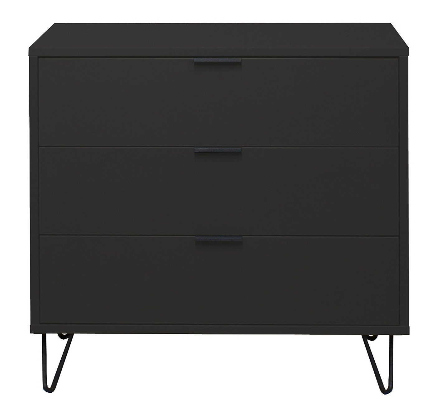 Mäusbacher Kommode in anthrazit matt lack - 81x80x45cm (BxHxT) von Mäusbacher