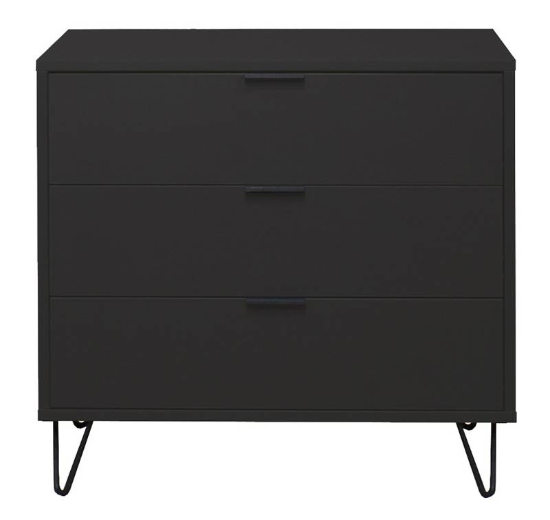 Mäusbacher Kommode in anthrazit matt lack - 81x80x45cm (BxHxT) von Mäusbacher