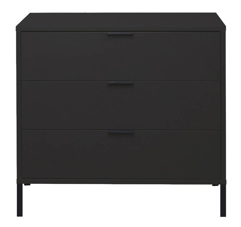 Mäusbacher Kommode in anthrazit matt lack - 81x80x45cm (BxHxT) von Mäusbacher