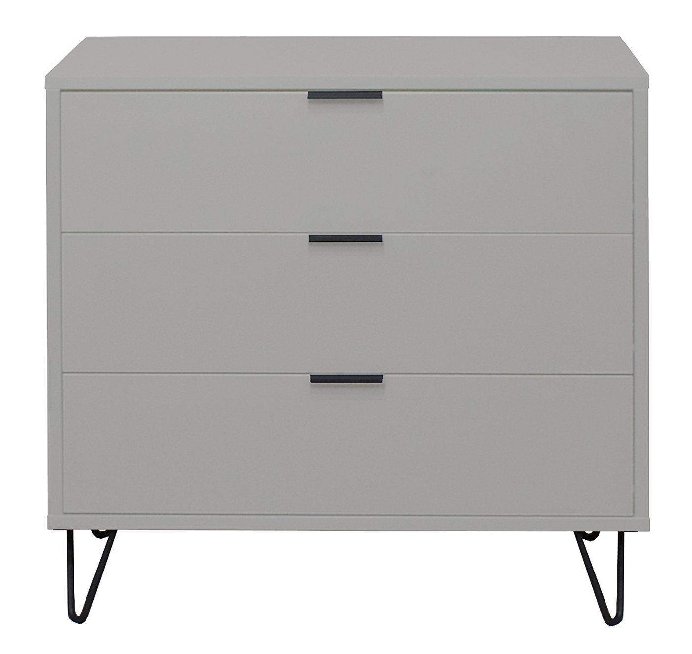 Mäusbacher Kommode in kreidegrau matt lack - 81x80x45cm (BxHxT) von Mäusbacher