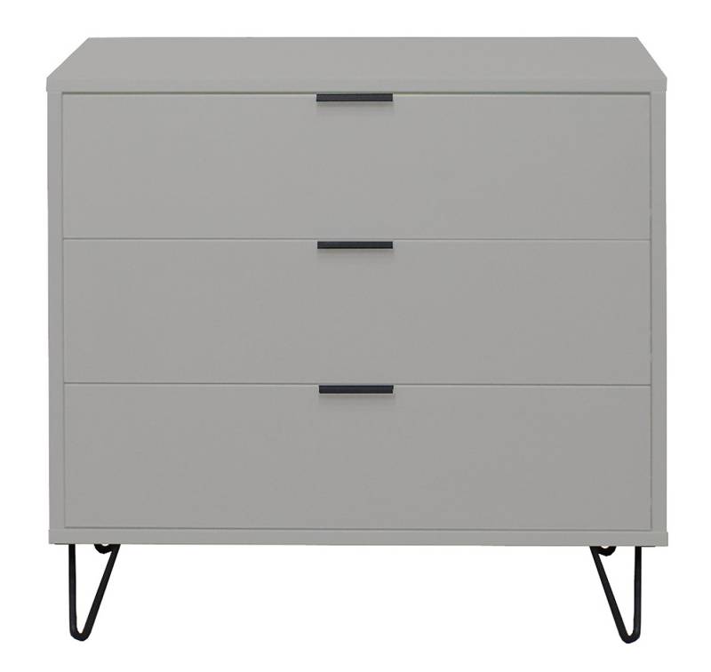 Mäusbacher Kommode in kreidegrau matt lack - 81x80x45cm (BxHxT) von Mäusbacher