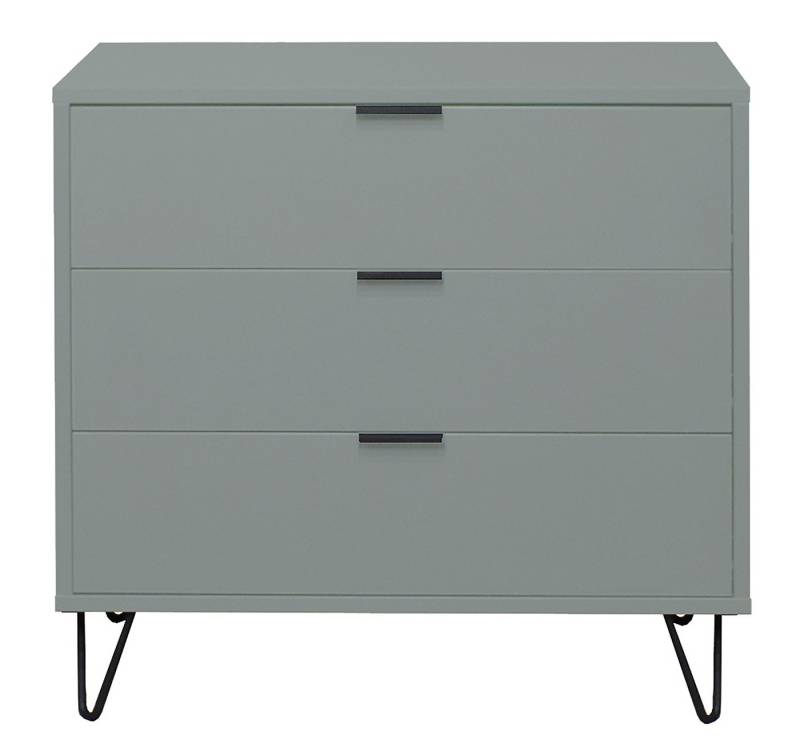 Mäusbacher Kommode in pine green matt lack - 81x80x45cm (BxHxT) von Mäusbacher