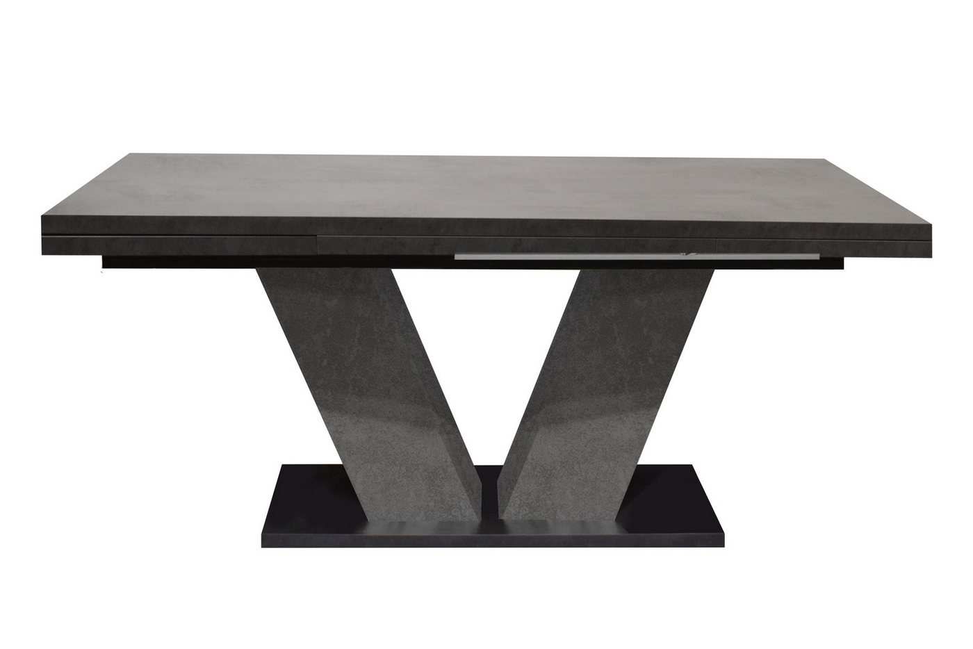 Mäusbacher Kulissentisch in graphit - 160x76x90cm (BxHxT) von Mäusbacher