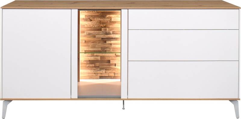 Mäusbacher Lowboard, Faro Lowboard B 169 cm, inkl.Beleuchtung, Push to open, Metallfüße Mäusbacher Lowboard, Faro Lowboard B 169 cm, inkl.Beleuchtung, Push to open, Metallfüße von Mäusbacher