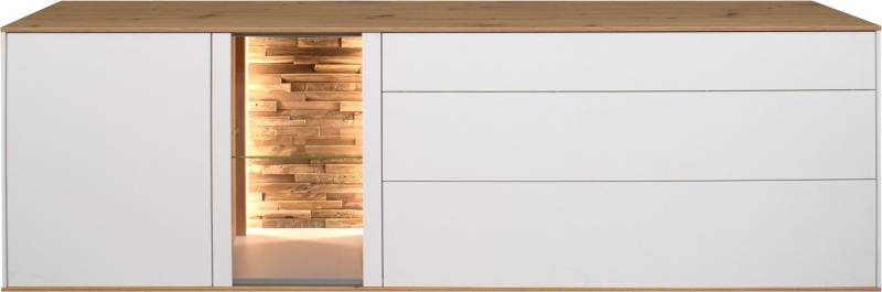 Mäusbacher Lowboard, Faro Lowboard B 207 cm, inkl. Beleuchtung, Push to open Funktion Mäusbacher Lowboard, Faro Lowboard B 207 cm, inkl. Beleuchtung, Push to open Funktion von Mäusbacher