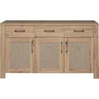 Mäusbacher Mares Sideboard Holzwerkstoff Asteiche/Wiener Geflecht 162x89x42 cm von Mäusbacher