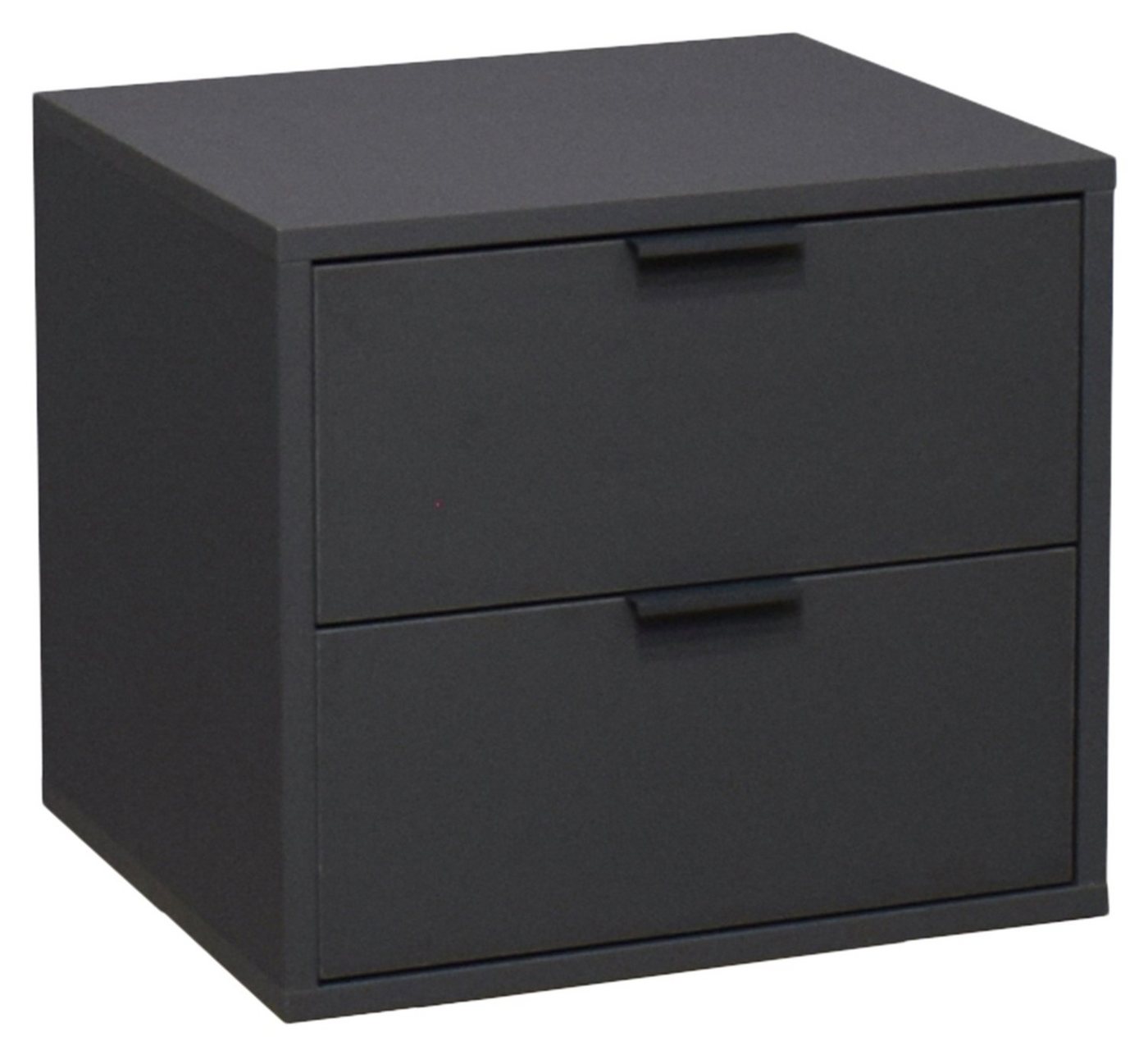 Mäusbacher Nachttisch BONNIE, B 51 cm, Anthrazit matt lackiert, mit 2 Schubladen, wandhängend Mäusbacher Nachttisch BONNIE, B 51 cm, Anthrazit matt lackiert, mit 2 Schubladen, wandhängend von Mäusbacher