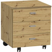 Mäusbacher Office Rollcontainer Holzwerkstoff 3 Schubkästen 45x52x45 cm von Mäusbacher