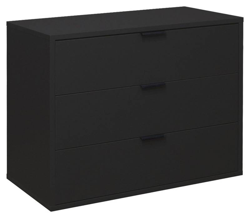 Mäusbacher Schubkastenkommode BONNIE, Anthrazit Matt, 3 Schubladen, Metallgriffe, B 81 x H 67 x T 45 cm Mäusbacher Schubkastenkommode BONNIE, Anthrazit Matt, 3 Schubladen, Metallgriffe, B 81 x H 67 x T 45 cm von Mäusbacher