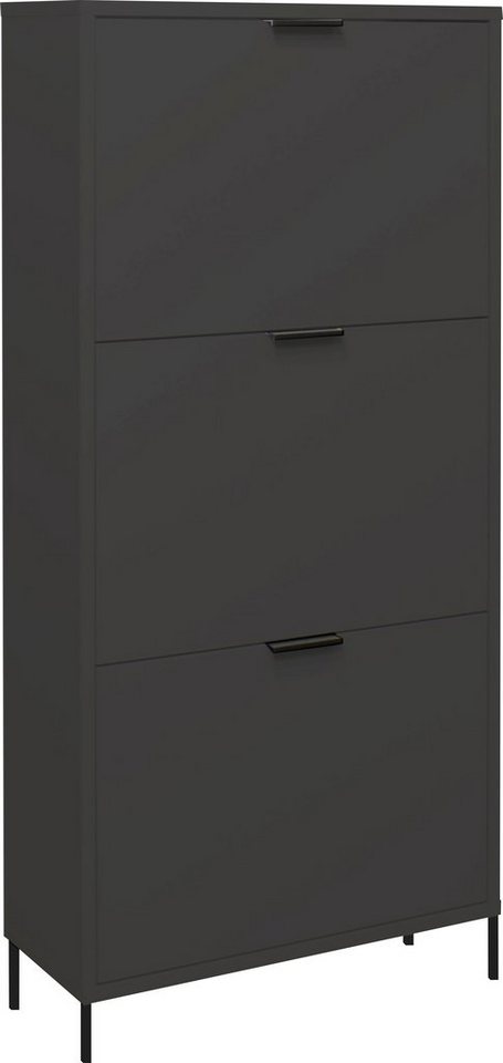 Mäusbacher Schuhschrank Bonnie Breite 61 cm mit 3 Klappen und Quadratgestell von Mäusbacher