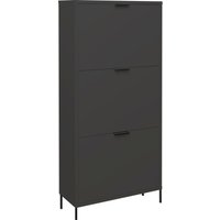 Mäusbacher Schuhschrank "Bonnie", Breite 61 cm mit 3 Klappen und Quadratgestell von Mäusbacher