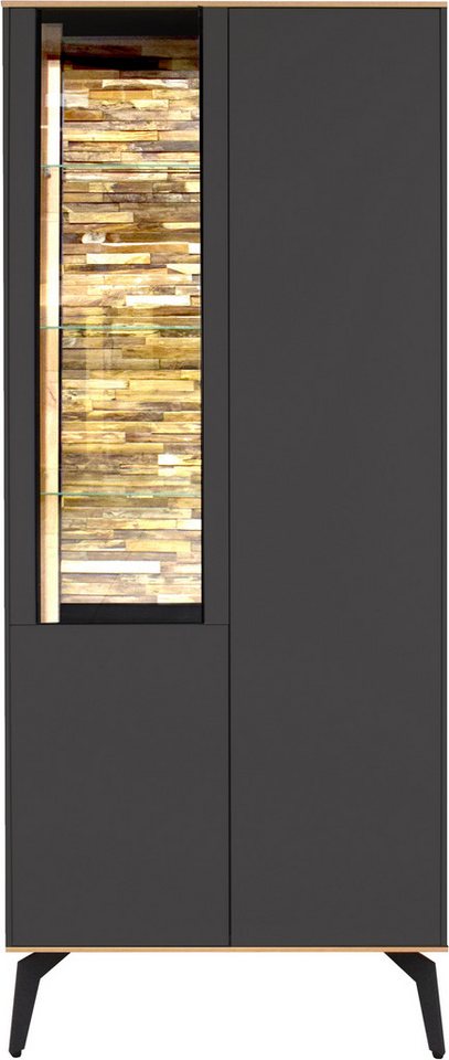 Mäusbacher Vitrine Faro Faro Vitrinenschrank B 81 cm, inkl. Bel., Push to open, Metallfüße Mäusbacher Vitrine Faro Faro Vitrinenschrank B 81 cm, inkl. Bel., Push to open, Metallfüße von Mäusbacher