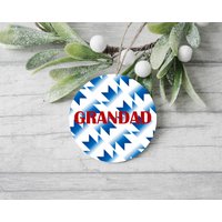Manchester Christbaumkugel Christbaumschmuck | Individuelle Weihnachtsgeschenk Papa Freund Mama Fußball Retro Mann Utd von Maevii