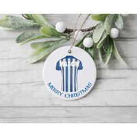Sheffield Wednesday Christbaumkugel Keramik Christbaumschmuck | Personalisiertes Geschenk Papa Freund Fußball Swfc Sheffield Wednesday Christbaumkugel Keramik Christbaumschmuck | Personalisiertes Geschenk Papa Freund Fußball Swfc von Maevii