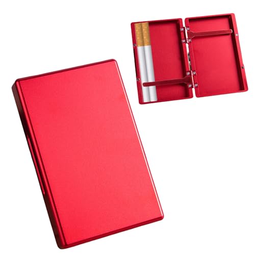 Zigarettenbox Metall, Zigarettenschachtel Für Roll Ups, Zigarettenbox Für 20 Zigaretten, Zigarettenetuis Für Herren, Zigarettencase Mit Schnappverschluss, Groß Fassungsvermögen Zigaretten Box (A) Zigarettenbox Metall, Zigarettenschachtel Für Roll Ups, Zigarettenbox Für 20 Zigaretten, Zigarettenetuis Für Herren, Zigarettencase Mit Schnappverschluss, Groß Fassungsvermögen Zigaretten Box (A) von Mafagwre