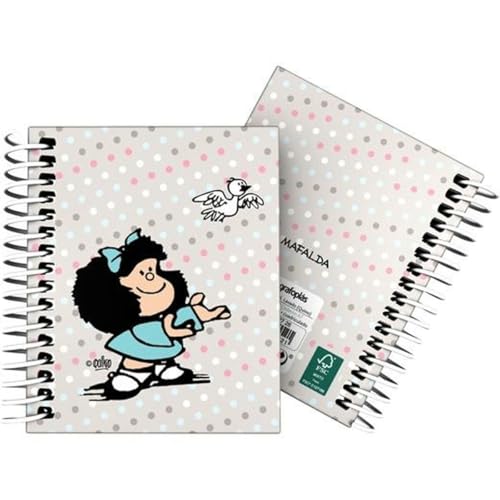 Mafalda Bird Notizbuch, A7, mehrfarbig, 100 Blatt, Marke EAN: 8413623171521 von Grafoplás