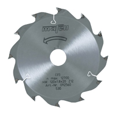 Kreissägeblatt ø120 x 1,8 x 1,2 x 20mm 12WZ von Mafell