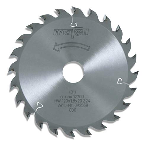 Mafell Sägeblatt-HM, 120 x 1,2/1,8 x 20 mm, Z 24, WZ von Mafell