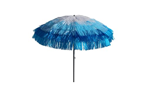 Maffei Art 7 Tulum, Sonnenschirm rund Durchmesser cm 200, mit Bast 3 Farben, Made in Italy von Maffei