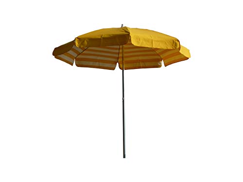 Maffei Sonnenschirm rund Venezia weiß/gelb 120,0 x 11,0 x 11,0 cm art181agialloriga von Maffei