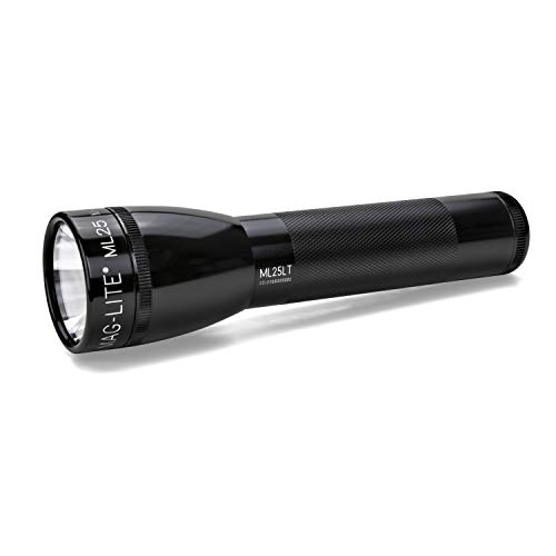 Mag-Lite Unisex-Adult MAGLITE ML25LTTM LED schwarz Stablampe 2 C-Cell 177 Lumen, 10 x 15 x 20 cm von Maglite