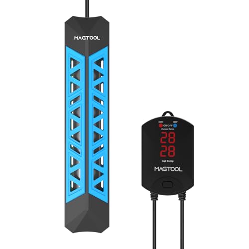 MagTool 300 to 1500W Aquarium Heizung, Tauchfähiger Fischbehälterheizer Mit Überhitzungsschutz Und Automatischer Abschaltung. Fischheizer Mit Digitalem Controller Für Süß- Und Salzwasser von MagTool
