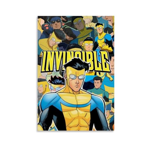 Magauy Invincible Poster Comic Tv Series Für Zimmer, Ästhetische Leinwand-Wandkunst, Schlafzimmer-Dekor Poster 12x18inch(30x45cm) von Magauy