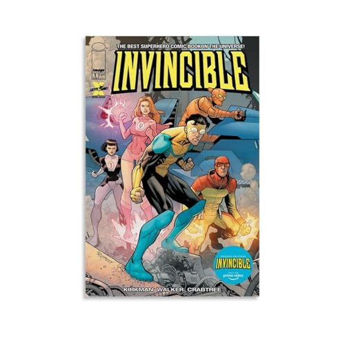 Magauy Invincible Poster Tv Series Comic Für Zimmer, Ästhetische Leinwand-Wandkunst, Schlafzimmer-Dekor Poster 20x30inch(50x75cm) von Magauy