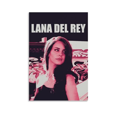 Magauy Lana Poster Del Rey Vintage Music Für Zimmer, Ästhetische Leinwand-Wandkunst, Schlafzimmer-Dekor Poster 12x18inch(30x45cm) von Magauy