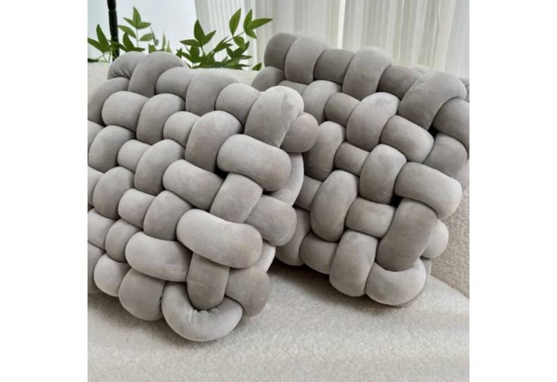 Norvéa Home Dekokissen Knotenkissen, Super weiches Füllmaterial, langlebig von Norvéa Home