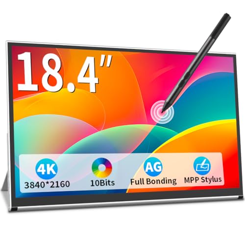 18.4 Zoll Portable Monitor Touchscreen 4k,3840 x 2160 10bits,Anti-Glare,Optical bonding,MPP Stylus Pen Compatible,Laptop External Screen HDR Eye Care Gaming Computer Display 18.4 Zoll Portable Monitor Touchscreen 4k,3840 x 2160 10bits,Anti-Glare,Optical bonding,MPP Stylus Pen Compatible,Laptop External Screen HDR Eye Care Gaming Computer Display von Magedok