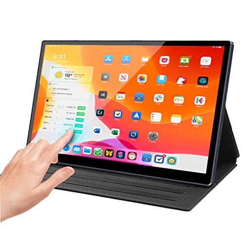 Magedok Portable Monitor 4k Touchscreen 15.6 Zoll USB C Tragbarer Monitor, VESA Halterung, Mobiler für Laptop PC Phone Surface Game Console von Magedok