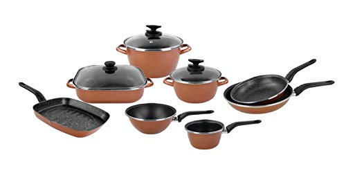 Magefesa Copper Kochgeschirr-Set, 8-teilig, Stahl von Magefesa