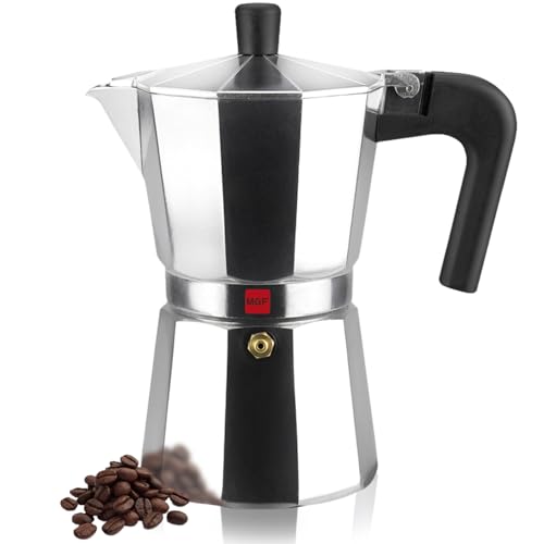 Magefesa Kenia - Espressokocher 12 Tassen, Emailliertes Aluminium, Komfortable Handhabung, Für Gas, Glaskeramik- und Elektroherde, NICHT FÜR INDUKTION GEEIGNET Magefesa Kenia - Espressokocher 12 Tassen, Emailliertes Aluminium, Komfortable Handhabung, Für Gas, Glaskeramik- und Elektroherde, NICHT FÜR INDUKTION GEEIGNET von Magefesa