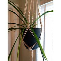 Makramee Übertopf Aus Baumwolle | Double Twist Design von MaggieMakesNC