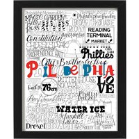 Philadelphia Art Mashup Kunstdruck von MaggieMooreStudio