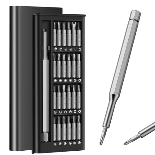 24 In 1 Magnetic Screwdriver Set -Mit Magnetischen Schraubendreher-Bits, Mit Eingebaute Hochpräzise Ratschenmechanismus Verringert Die Ermüdung Der Hand, Abnehmbarer Ratschengriff von Maghrozi