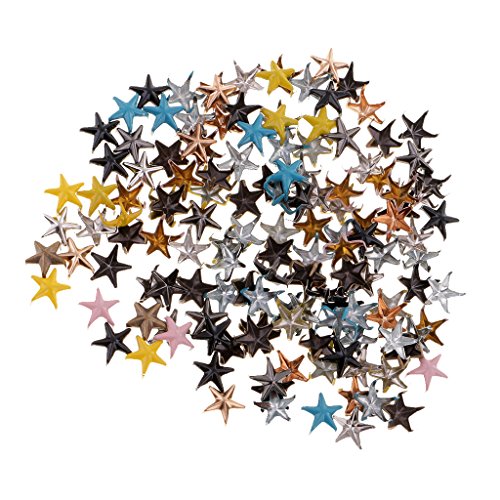 MagiDeal 100pcs DIY Sterne Ziernieten Nieten von MagiDeal