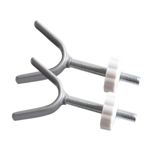 MagiDeal 2 Stück Gate Geländeradapter Y-Spindelstangen Robuste, praktische Teile zu verwendende Gewindespindelstangen Ersetzen für Zuhause, Weiß von MagiDeal