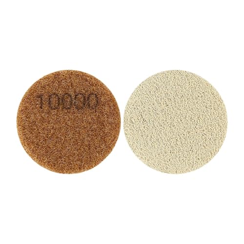 MagiDeal 2 Stück Polierpucks zum Polieren von Betonböden, professionelles 5 cm Reinigungspad zum Entfernen von Beschichtungen aus Beton und Metalloberflächen, 10000 Maschen MagiDeal 2 Stück Polierpucks zum Polieren von Betonböden, professionelles 5 cm Reinigungspad zum Entfernen von Beschichtungen aus Beton und Metalloberflächen, 10000 Maschen von MagiDeal