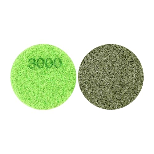MagiDeal 2 Stück Polierpucks zum Polieren von Betonböden, professionelles 5 cm Reinigungspad zum Entfernen von Beschichtungen aus Beton und Metalloberflächen, 3000 Maschen MagiDeal 2 Stück Polierpucks zum Polieren von Betonböden, professionelles 5 cm Reinigungspad zum Entfernen von Beschichtungen aus Beton und Metalloberflächen, 3000 Maschen von MagiDeal