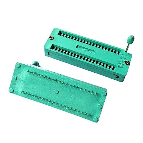 MagiDeal 2 x Universal-Zif-Sockel, Universal-Test-Zif-Sockel, 40-polige Test-Universal-Sockel, für Breadboard-Programm-Chip MagiDeal 2 x Universal-Zif-Sockel, Universal-Test-Zif-Sockel, 40-polige Test-Universal-Sockel, für Breadboard-Programm-Chip von MagiDeal