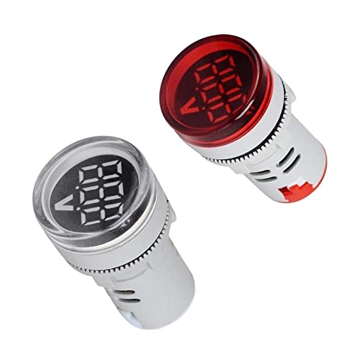 MagiDeal 2x Voltmeter 12 500V Voltmeter Power Monitor LED Anzeige von MagiDeal