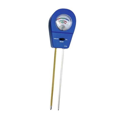 MagiDeal 3-in-1-Bodentester, PH-, Hygrometer, tragbares Pflanzenfeuchtigkeitsmessgerät für Garten, Hinterhof, Gewächshaus, Blau MagiDeal 3-in-1-Bodentester, PH-, Hygrometer, tragbares Pflanzenfeuchtigkeitsmessgerät für Garten, Hinterhof, Gewächshaus, Blau von MagiDeal